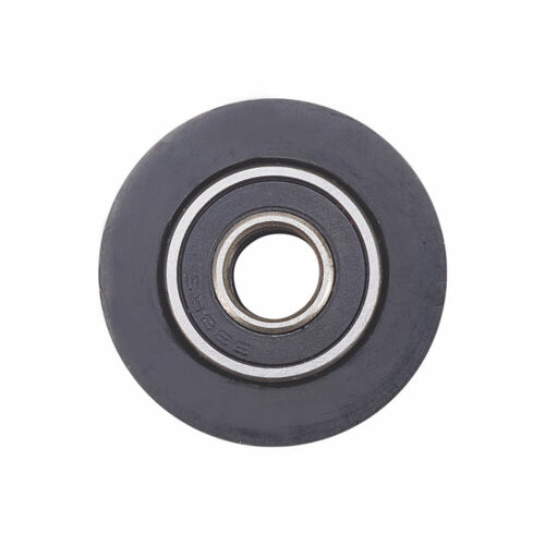 30mm OD Plastic Nylon Pulley Wheel Sealed Guide Roller Groove Ball Bearing Flat