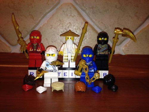 5x LEGO ® Ninjago ™ personnages personnage ninja wu Lloyd Kai Jay Cole zane rebooted ™ NEUF