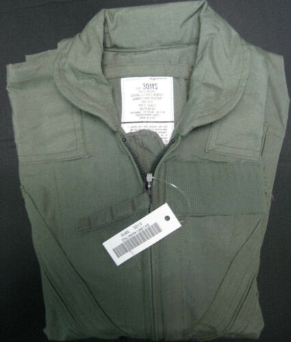 NEW USAF CWU-27/P 30S TINY Genuine Flyers Nomex Coveralls  30 MS Sage Green 