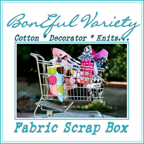 BonEful Fabric VARIETY SEW Quilt L SCRAP BOX Knit Cloth Barbie Girl Doll Clothes