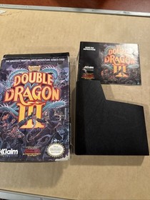Double Dragon III: The Sacred Stones NES Nintendo Game Manual Box Authentic CiB