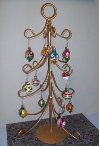 22 quot metal wire christmas ornament display tree w 12 22 quot metal wire christmas ornament display tree w 12