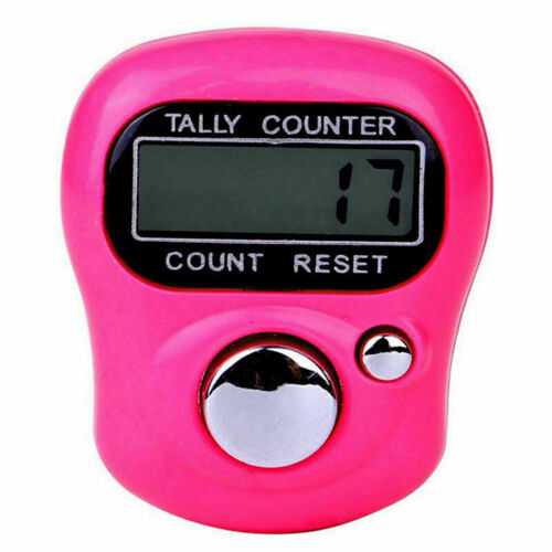 Mini LCD Elektronische Digital Tally Counter Hand Ring Finger LED-Licht Counter 