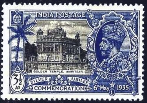 PHOTO MAGNET  INDIA 1935 Golden Temple Amritsar King George V