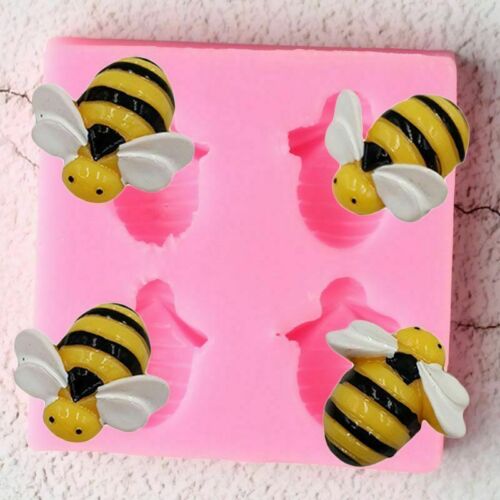 Bee Sugarcraft Silicone Mould Fondant Molds DIY Candy Clay Cake Decorating Tools 