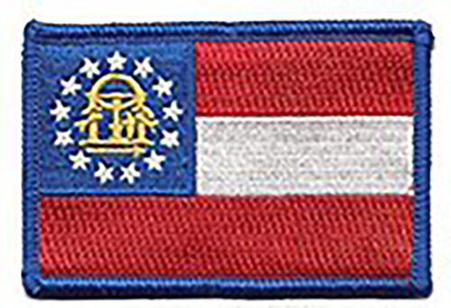 Full Color Hook Back Gadsden /& Culpeper Georgia Flag Morale Patch