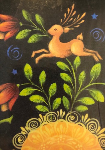 Small Trunk with Bird /& Fruits Rosemary West All Seasons Tole Painting Packet