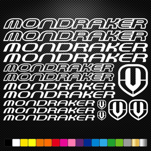 Vtt Velo Mountain Bike Dh Freeride Mondraker 16 Stickers Autocollants Adhésifs