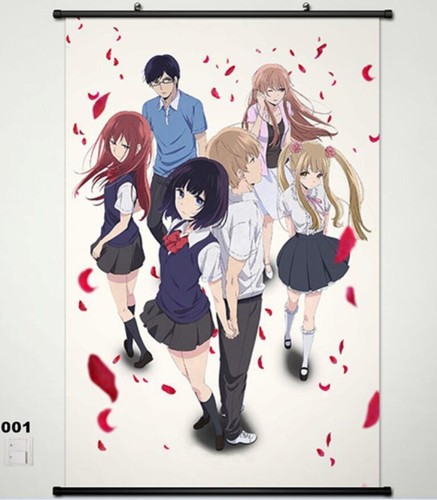 Scum/'s Wish Kuzu no Honkai Hanabi Yasuraoka Home Decor Wall Scroll Poster 001