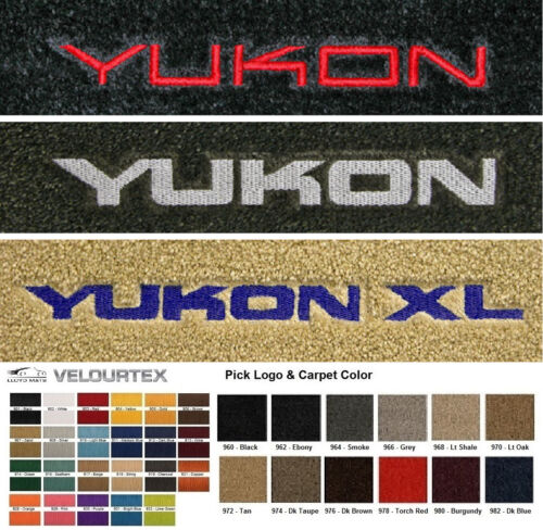 Lloyd Mats GMC Yukon /& Yukon XL Custom Velourtex Front Floor Mats 1992 /& Up