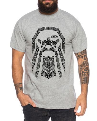 Odin-T-Shirt Hommes Odin corbeaux Vikings Wodan votre direction Rising Valhalla Vikings 