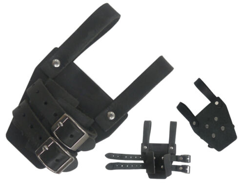 6/"X4/" Belt Attachment Dagger Frog w// 2 Securing Straps Black