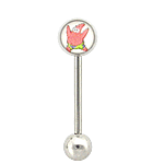 14g 5//8” SpongeBob// Patrick Straight Barbell