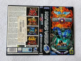 Digital Pinball Sega Saturn - UK PAL GC CIB - High Quality Packing - Tracked
