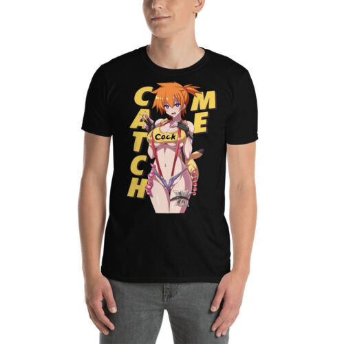 Ecchi Hentai /"Catch Me/" Misty Otaku Anime Waifu Manga LEWD Senpai Kasumi T-Shirt