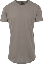 Urban Classics T-Shirt Herren Shaped Long Tee khaki Basics, Streetwear