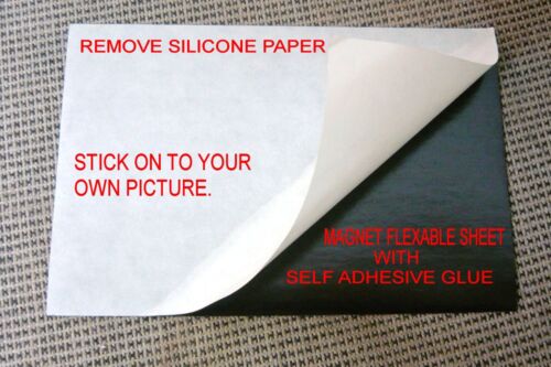 silicone paper  ׂ4/"X6/" 18+1 flexible ִrefrigerator magnet sheet self adhesive