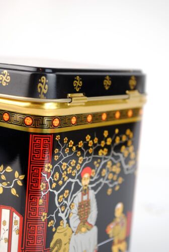 Black JAP Tea Caddy-Different Sizes-Earl Grey Chai Oolong Black Tea Loose