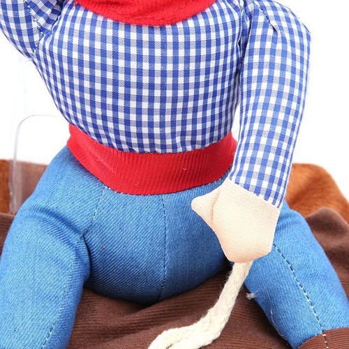Pet Dog Costumes Cowboy Rider Coat Suit Puppy Apparel Cosplay Doggy Clothes W