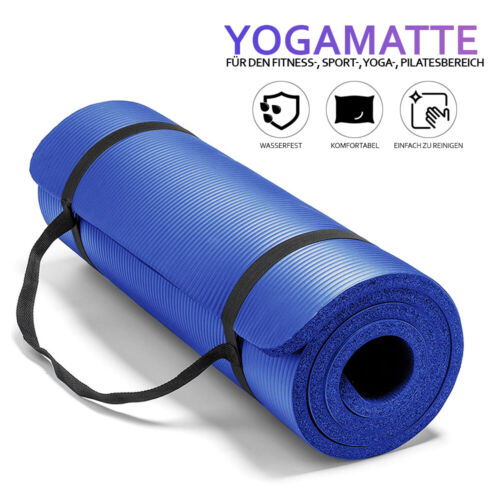 Yogamatte Gymnastikmatte Yoga Matte Fitnessmatte 180x61,5x1,5cm 3 Farben