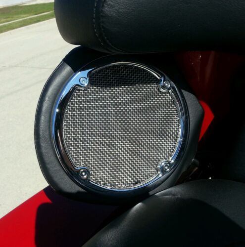 REAR STAINLESS SPEAKER GRILLS HARLEY DAVIDSON TOURING ULTRA CLASSIC-LIMITED