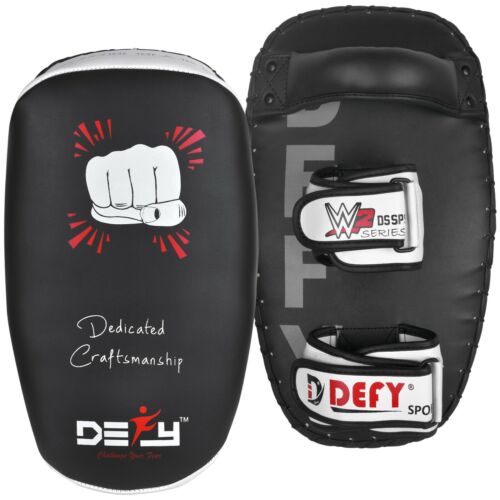 DEFY Boxing Strike Pad Natural Curved Arm MMA Thai Pads Punching Shield Kicking