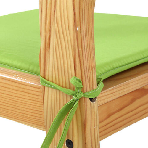 40x40cm Tie on Chair Cushion Pad Seat Patio Indoor Outdoor Garden Dining Kitchen 