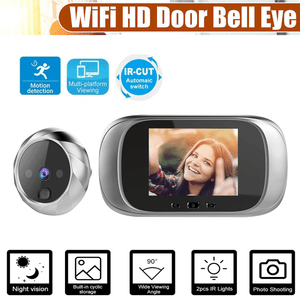 2.8/" Digital Video Doorbell Door Viewer Peephole Security Door Eye Camera J6K9