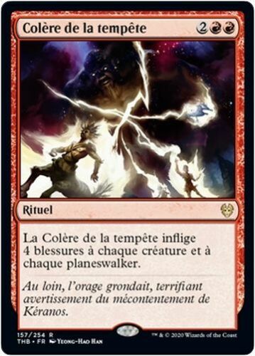 Mtg magic thb-storm/'s wrath//wrath of the storm French//vf