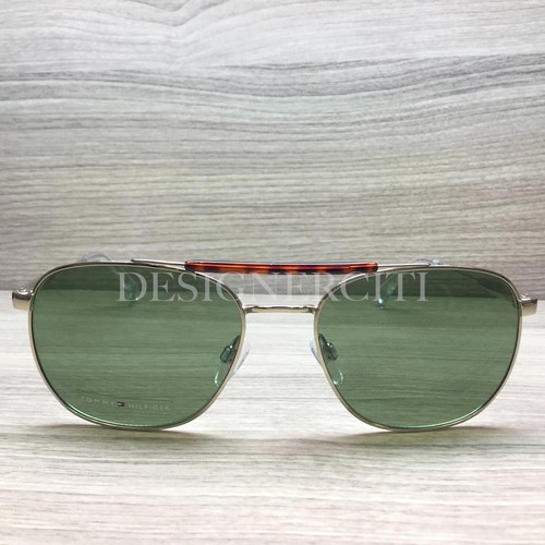 Tommy Hilfiger Tommy Hilfiger 1308//S Lunettes De Soleil Or Clair Z66DJ Authentique 57 mm