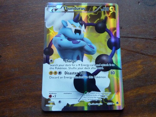 CARTE POKEMON ULTRA RARE FULGURIS THUNDURUS 97//98 HOLO NEUVE VO