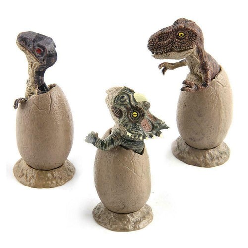 3pcs//set Jurassic World Park Dinosaur Egg Toy Baby Action Figure Gift Fast