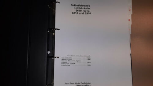 John Deere 6610 6710 6810 6910 Reparaturhandbuch Werkstatthandbuch 