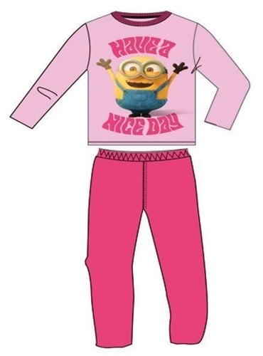 BNWT OFFICIAL MINIONS BOYS GIRLS LONG SLEEVE PYJAMAS PJS AGES 2 TO 8 YEARS