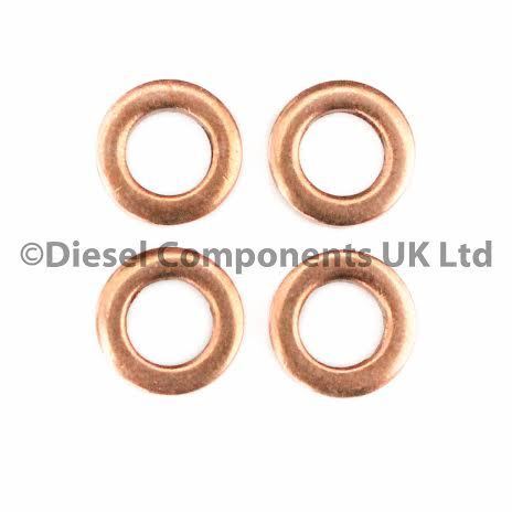 AUDI A4 AVANT 1.9TDI DIESEL INJECTOR WASHERS DCS124 SEALS PACK OF 4