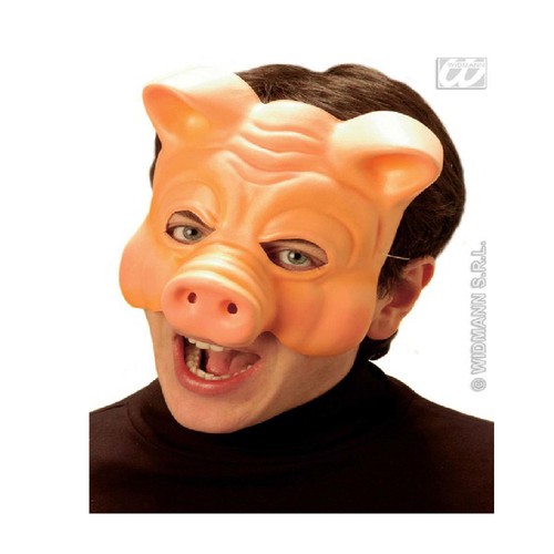 Pig Mask Half Face Foam Fancy Dress Book Day Piglets Wolf