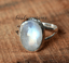 For Christmas Gift. Details about / 925 Sterling Silver Rainbow Moonstone Statement Ring