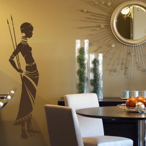 African Tribe Removable Vinyl Decal Stylish Art Decor Big Art Wall Decal X66 