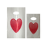 Sacs pochettes 100pcs Grand cœur rouge Sweet Treat Candy Sac cadeau