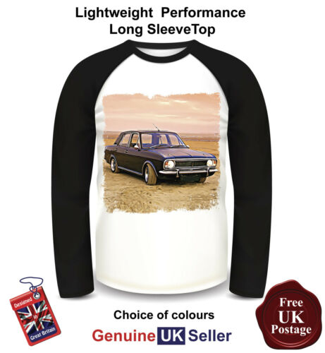Ford Cortina Mk2 Shirt Men/'s Top, Long Sleeve Shirt