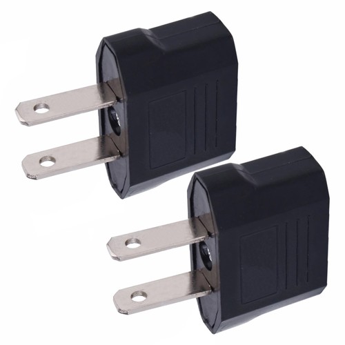 5pcs EU Europe To USA US Travel Charger Power Adapter Converter Wall Plug oolk