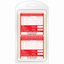 Personalised Small Fire Extinguisher Maintenance Labels in Red