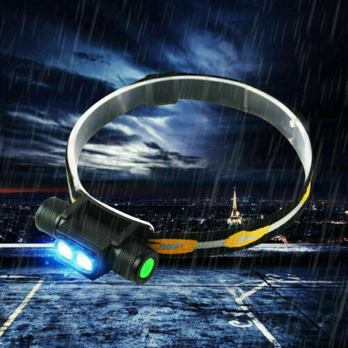20000LM LED Headlamp Rechargeable Headlight XM-L 2L2 Stepless Dimming Head Torch 