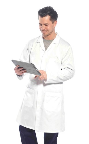 Portwest Standard Coat Comfort Stud Front Chest Pocket Storage Jacket 2852