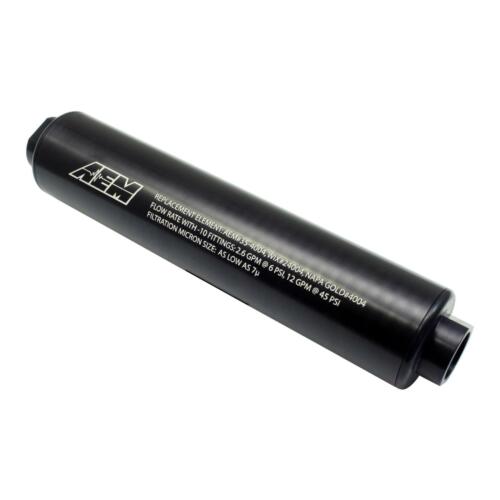AEM 25-201BK Universal High Volume Fuel Filter 