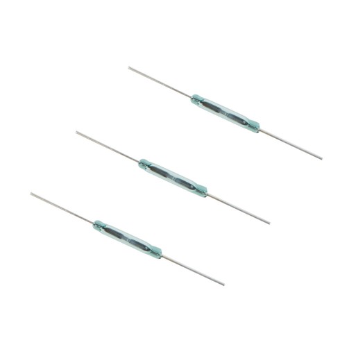 Details about / TOP 100X Normal Open Magnetic Reed Switch Glass N//O Low Voltage Current 2*14 mm
