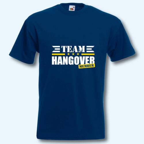 JGA div Team Hangover Fun-Shirt T-Shirt Farben Junggesellenabschied 