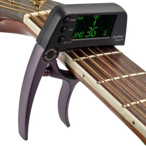 Neue Meideal TCapo20 Quick Change Key Capo Tuner Legierung Material E-Gitarre