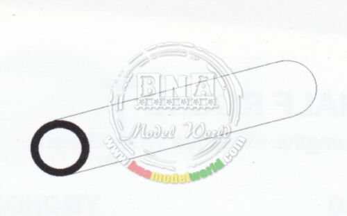 Evergreen White Styrene Round Tubing Diameter 4pcs Length 35cm 4.8mm//.187/"