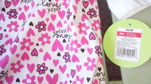 Details about   NEW Baby Girl Dress Pink 6 Month sizehearts and flowers2 piece 